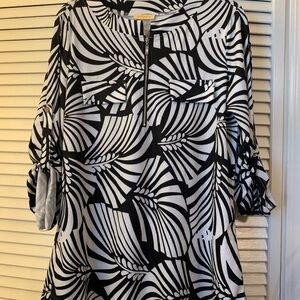 Baikea Monochrome Patterned Women's Blouse